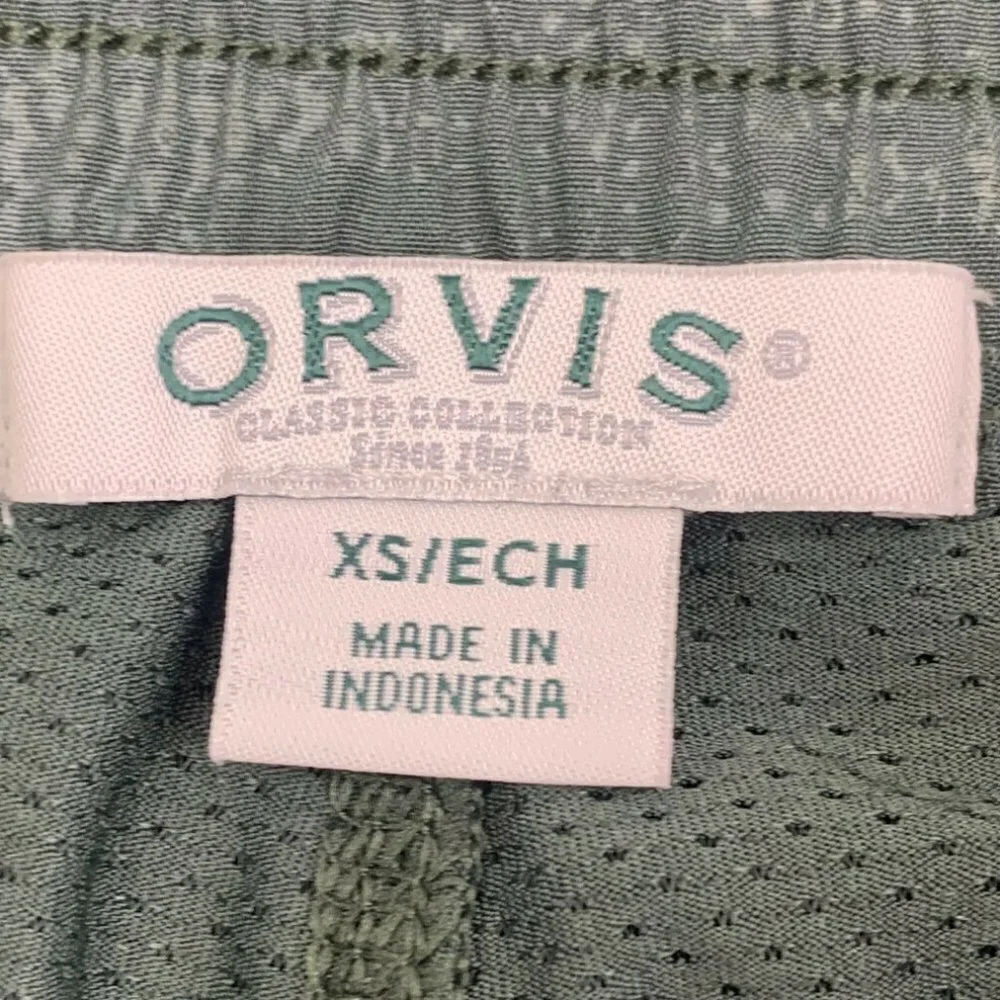 Orvis Women's Embossed Pull-On Travel Skort Green Camo Embossed Print Women's XS